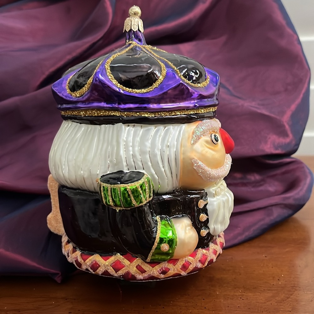 Nutcracker Soldier Glass Blown Ornamental Christmas Decoration - Picture 4 of 6
